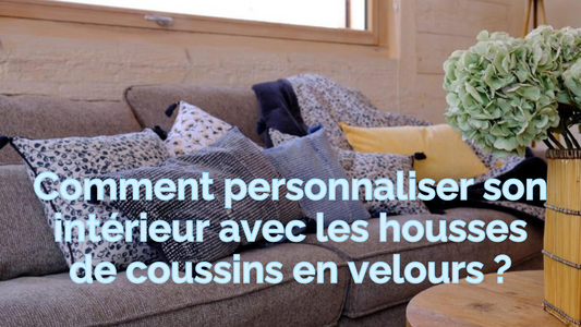 Guide complet : Comment personnaliser son intérieur avec les housses de coussins en velours