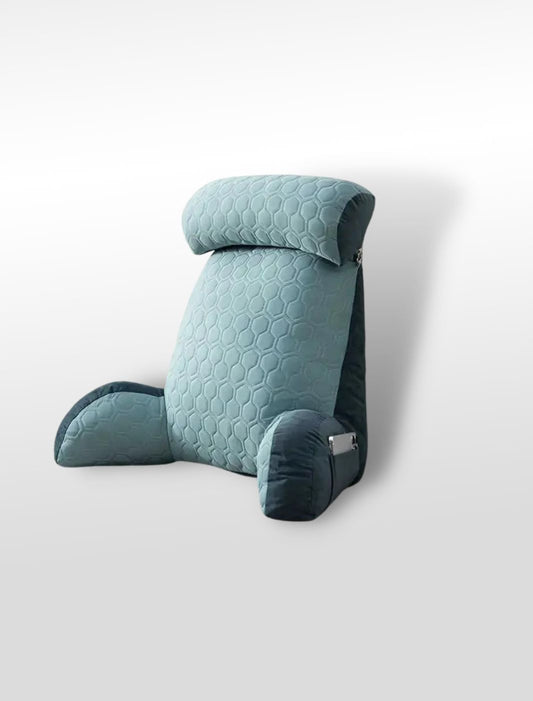 Coussin de lecture bleu claire