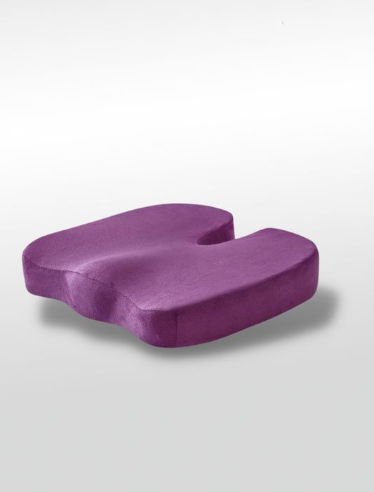 Coussin mémoire de forme violet clair