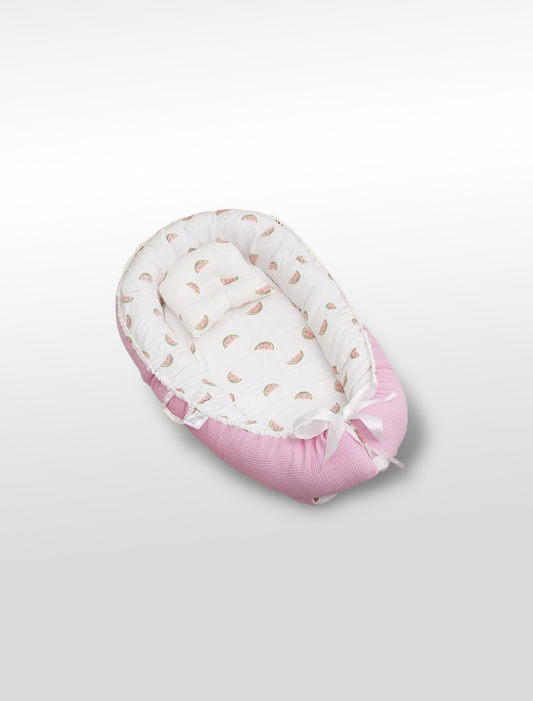 Coussin de couchage pour bébés | motif pastèque