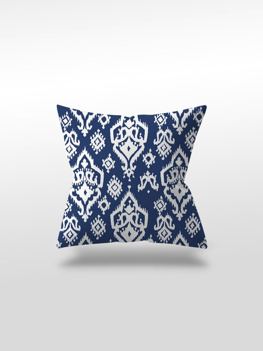 Housse de coussin bleu | Motif ancien