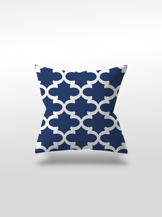 Housse de coussin bleu  | motif divers #2