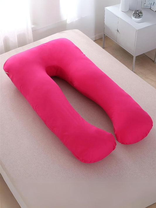 Coussin de grossesse rose foncé