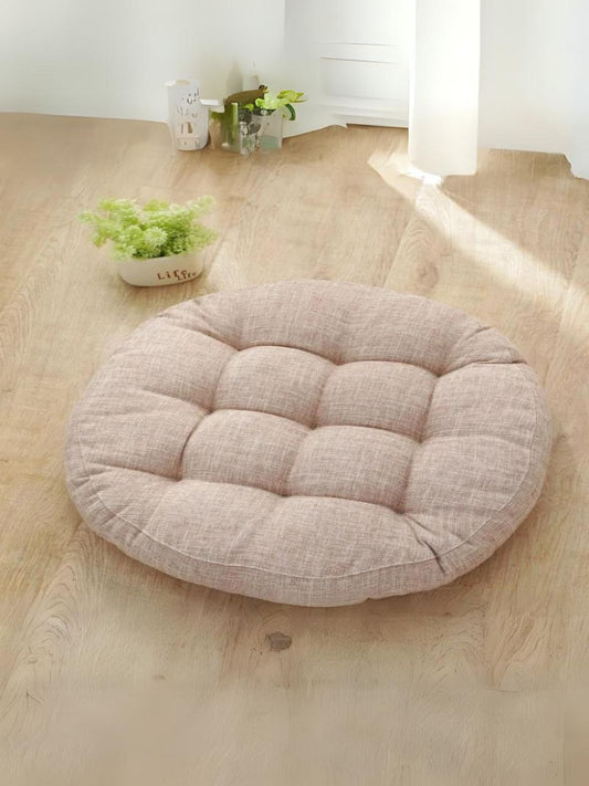 Coussin de méditation beige