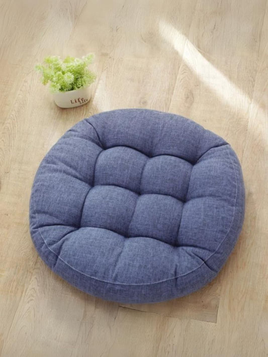 Coussin de méditation bleu