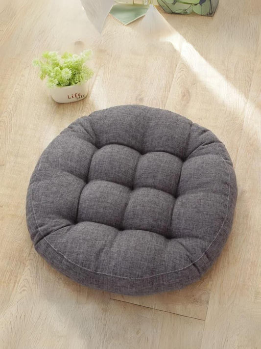 Coussin de méditation gris foncé