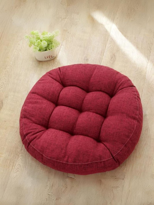 Coussin de méditation rouge