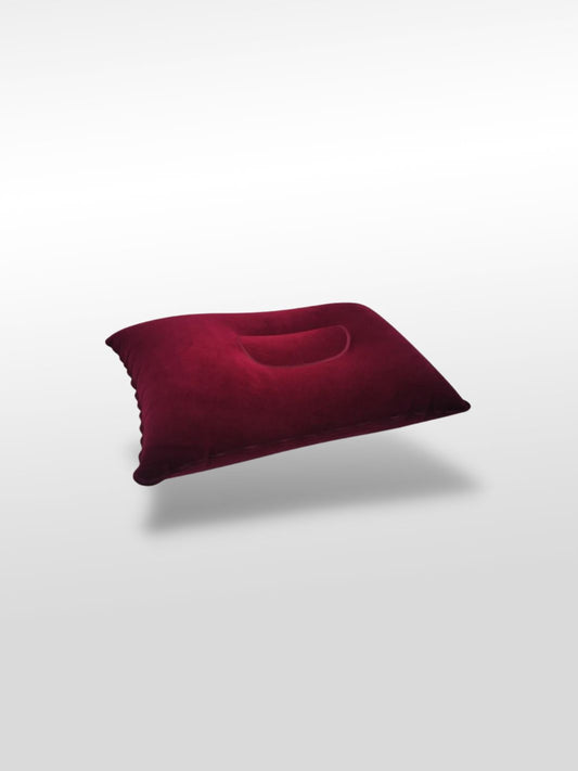 Coussin gonflable rouge pourpre