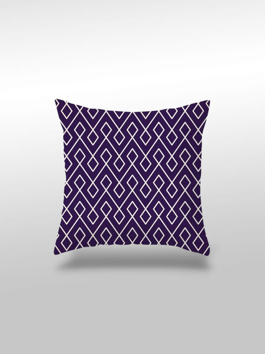 Housse de coussin violette | Motif classique