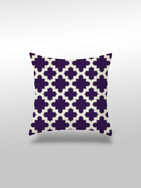 Housse de coussin violette | Motif ancien