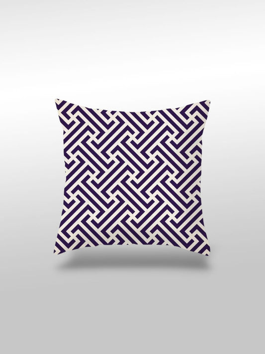 Housse de coussin violette | Motif design