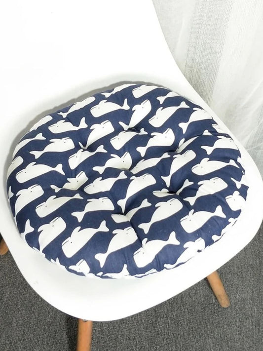 Coussin de chaise motif baleine